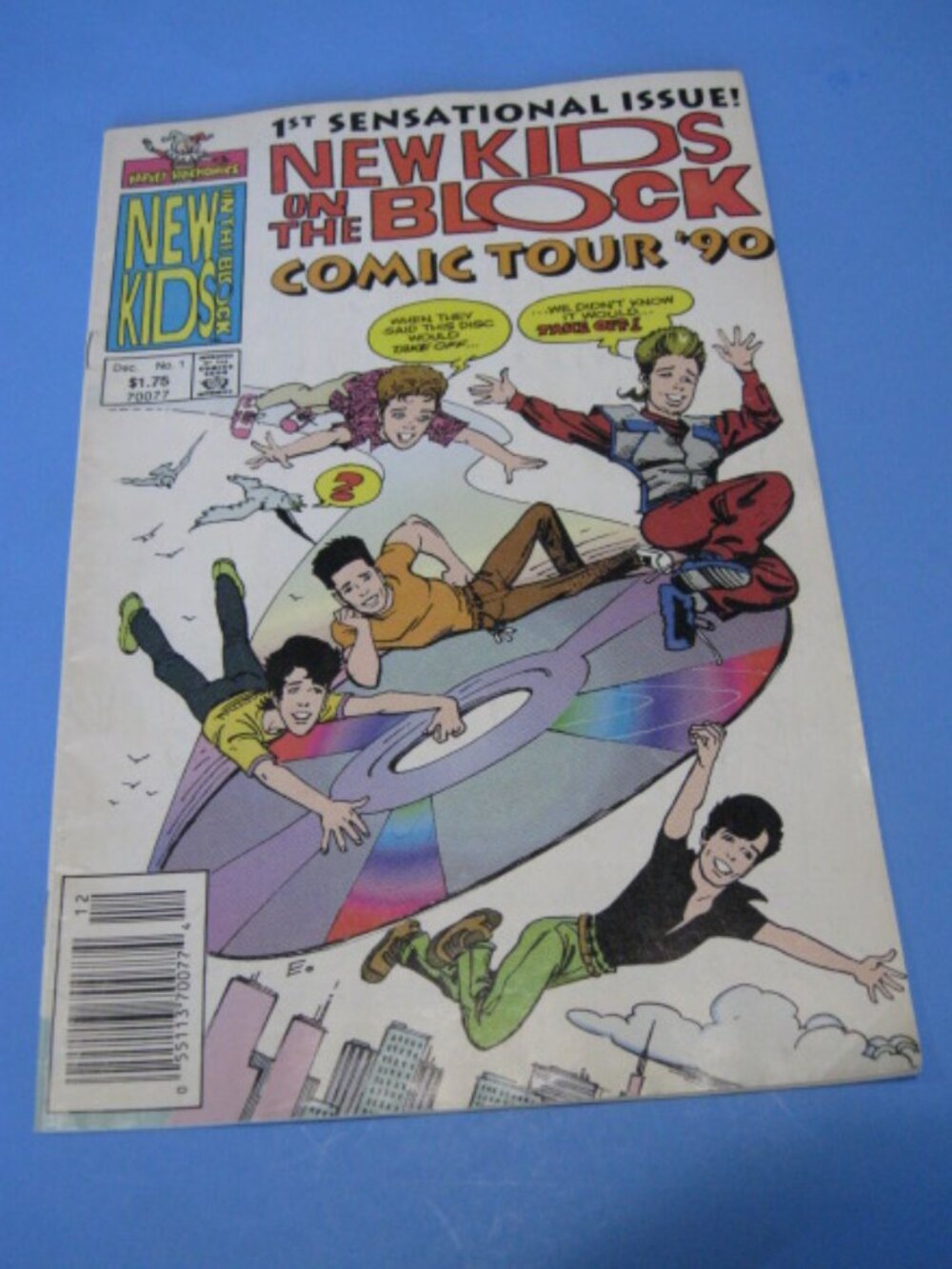 1st SENSATIONAL ISSUE! NEW KIDS ON THE BLOCK COMIC BOOK TOUR '90 NKOTB